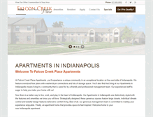 Tablet Screenshot of falcon-creek-apts.com